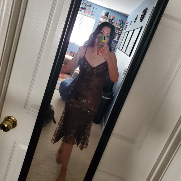 Xscape beaded sequin dress - Picture 8 of 15